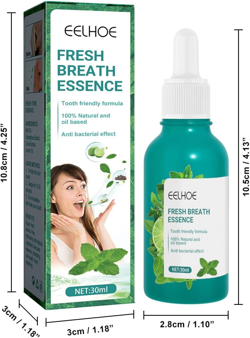 Fresh Breath Essence – 30ml Long-Lasting Oral Freshener & Bacteria Neutralizer